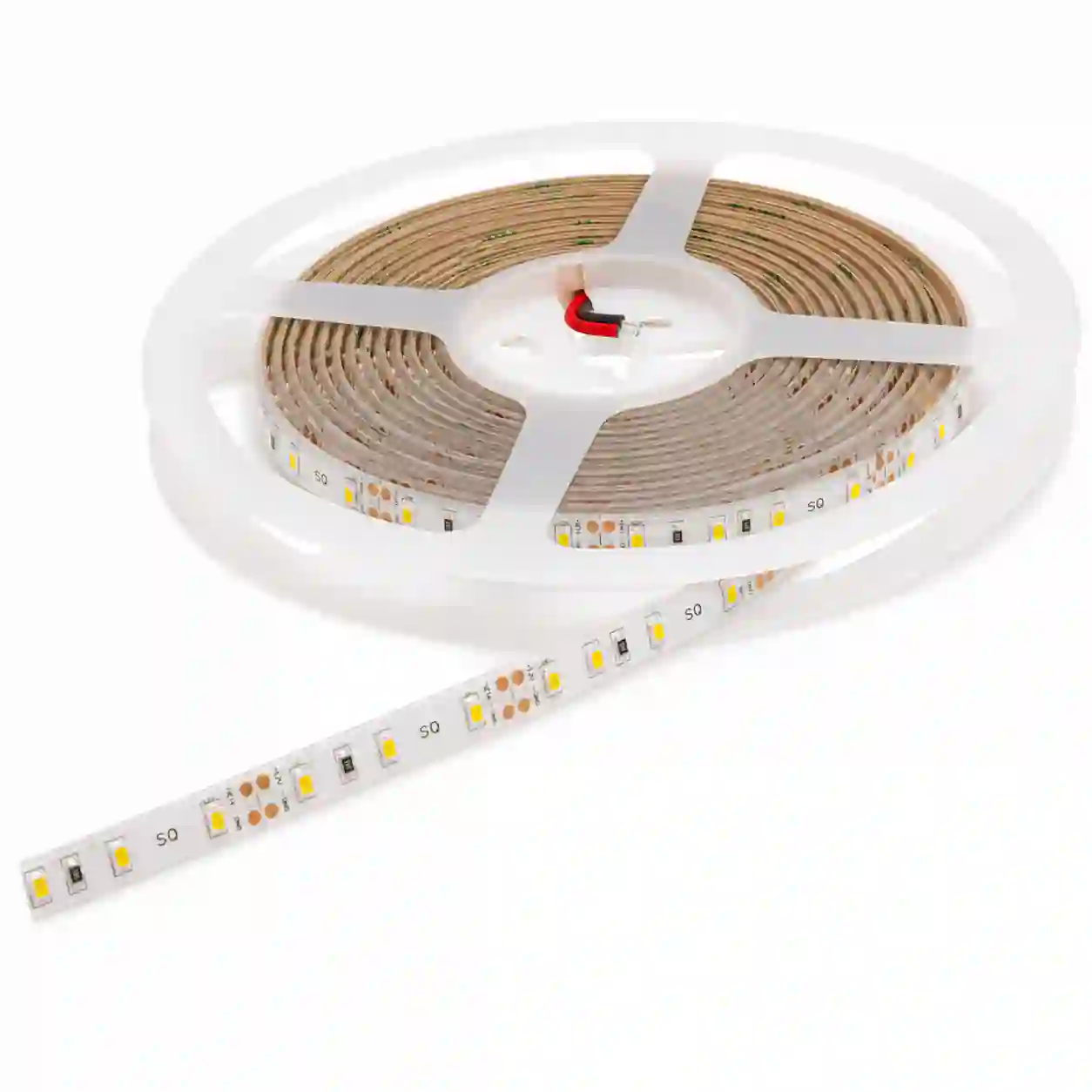 Zalitý LED pásek 12V 4,8W/m IP65 2835 SMD San'an teplá bílá 3000K na kotouči 5m